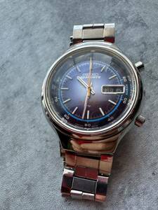 腕時計 ヴィンテージ・セイコー ファイブスポーツ ・スピードタイマー7015-8000 美品　稼働品