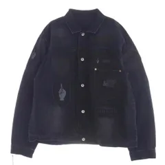 Sacai サカイ 24-03525M × Gonz ゴンズ BEYONDEXX Denim Jacket  デニム ジャケット ブラック系 4【新古品】【未使用】【中古】