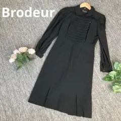 Brodeur ブロドール　セットアップ　ワンピース　黒　M ジャケット付き