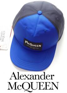 新春SALE！秋冬物77,000円新品ALEXANDER MCQUEENマックイーン★細部までよく作られた無駄贅沢なベースボールキャップ【Mサイズ】