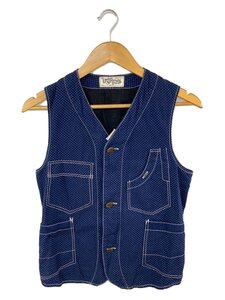 UNION SPECIAL OVERALLS◆ボルカドットウォバッシュベスト/トラックウォーカーベスト/ベスト/34/NVY/ドット