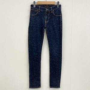 Nudie Jeans THIN FINN スキニージーンズ ストレッチ 濃紺 W28 ヌーディージーンズ シンフィン スリム テーパード デニムパンツ 2080125