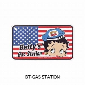 送料180円より　BIKER CM PLATE (BETTY BT-PLUG)　ベティー　BETTY BOOP