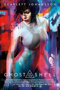 輸入　小ポスター 　米国版　ゴーストインザシェル　Ghost in the Shell　スカーレットヨハンソン　約43x28cm 6037