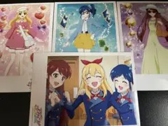 アイカツ オフィシャルショップ ブロマイド いちご あおい 蘭 ソレイユ