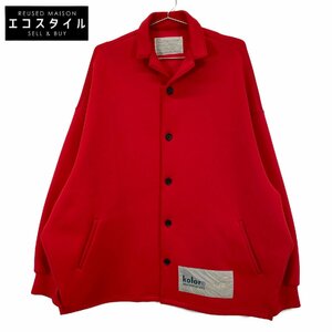 /20AW kolor カラー 20WCM‐B04208 ロゴパッチ ダンボール ジャケット 1 レッド メンズ