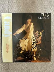 1,000円スタートレア！！松田聖子 「candy」直筆サイン入りレコード