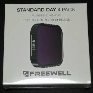 ☆　[未開封品] FREEWELL GoPro NDフィルター ND8 ND16 ND32 PL STANDARD DAY 4 PACK ☆