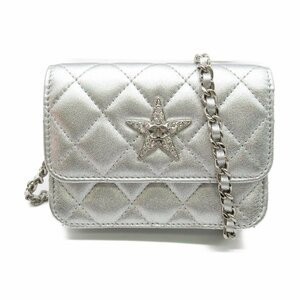 シャネル チェーンポシェット ブランドオフ CHANEL ラムスキン（羊革） ショルダーバッグ ラムスキン 中古 レディース