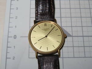 ネコポス可 ロンジン L4.637.2 グランドクラシック ゴールド クオーツ メンズ腕時計 