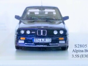 貴重車！！　未使用　スパークモデル　 BMW Ｅ３０クーペ アルピナ　Ｂ６ ３.５Ｓ ネイビー系　１/４３