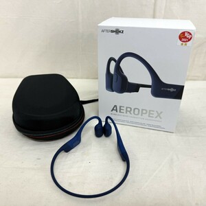 B842-H25-1301 AFTERSHOKZ AEROPEX アフターショックス 骨伝導ワイヤレスヘッドホン 音出し確認済み 箱付き