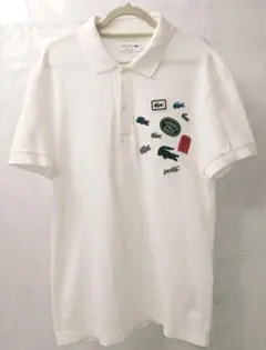 lacoste　ミックスバッヂポロシャツ