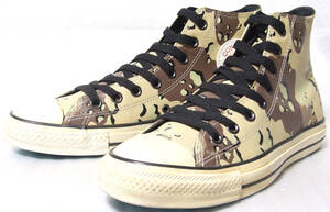 ■CONVERS ALL STAR-PKO HI BEIGE CAMO 2007年限定レザー【US7】カモ迷彩希少完売！新同極美品