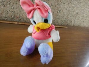 昭和レトロ　ドナルドダッグ　デイジーダッグ　ぬいぐるみ101001 DAISY DUCK DONALD 三アンドスター　日本製　20XX22H26CM昭和レトロ