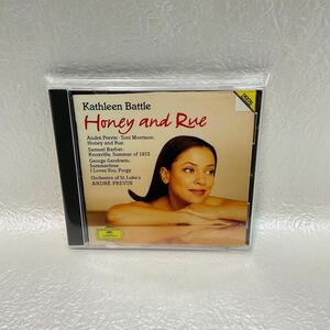 【輸入盤】 Ｈｏｎｅｙ ａｎｄ Ｒｕｅ／キャスリーンバトルセントルークス管弦楽団アンドレプレビン