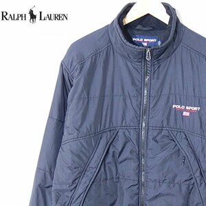 ポロスポーツ ラルフローレンPOLO SPORT RALPH LAUREN■中綿入り ナイロン ジップジャケット /アクティ21■L■ブラック ※NK4612042