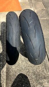 BRIDGESTONE BATTLAX R11 120/600R17 180/640R17 前後セット① 検)ST600 ブリヂストン バトラックス ロードレース 