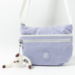 kipling キプリング ショルダーバッグ 肩掛け鞄 斜めがけ ポリエステル ペールパープル すみれ色系 軽量 カジュアル レディース 婦人 鞄