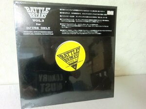 (AH)何点でも同送料 LP/レコード/DJ Honda Recordings(LP) BATTLE BREAKS VOL.3/未開封