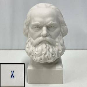 Meissen マイセン Karl Marx 置物 高さ約14.3cm 重さ約400g