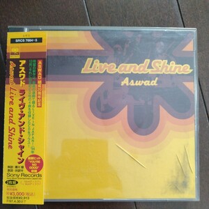 CD帯付2枚組 Aswad [Live and Shine]