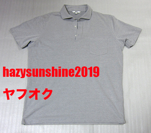 ユニクロ UNIQLO ポロシャツ POLO SHIRT グレー GREY サイズ SIZE XL