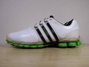 ◇ adidas アディダス TOUR360 CORBON ツアー360 カーボン 【675923】◇ 27.0cm ゴルフシューズ ホワイト グリーン