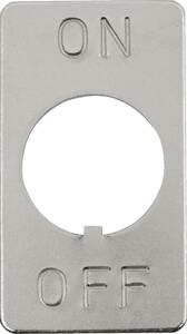 スイッチインジケータープレート Switch Indicator Plate - Washer, Carling, On-Off, Rectangular [送料170円から 同梱可]