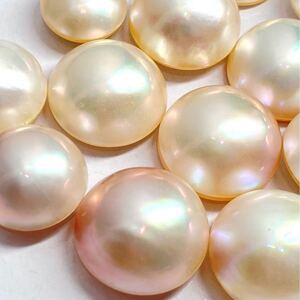 1円〜!!◯マベパールおまとめ151ct◯f 約30.2g ルース 裸石 宝石 pearl パール 半円真珠 ジュエリー jewelry w2N12