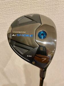  Callaway キャロウェイ パラダイム　Aiスモーク 7W トリプルダイアモンド TENSEI AV BLUE 65 S 美品