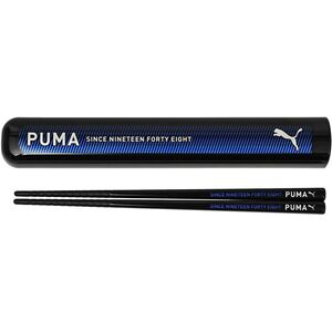 （まとめ買い）クツワ PUMA(プーマ) 箸・ケースセット(16cm) PM475 〔×5〕