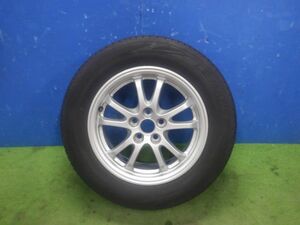 ★プリウス PHV ZVW52★1本ダンロップ ルマンV 195/65R15 トヨタ 純正 アルミ 100 5H 55mm 15インチ 6.5J +40