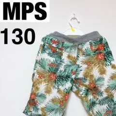 MPS エムピーエス　130 ハーフズボン　総柄　アロハ　ウエストゴム