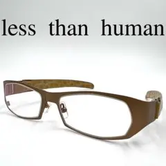 Less than human レスザンヒューマン メガネ 度入り フルリム