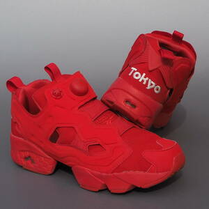 美品!! 20年製 US 8 1/2・26,5cm Reebok INSTAPUMPFURY OG リーボック インスタ ポンプフューリー 赤 赤 TOKYO 東京