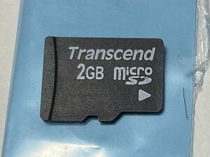 Transcend トランセンド microSDカード 2GB 1枚 フォーマット済み 動作確認済みジャンク品