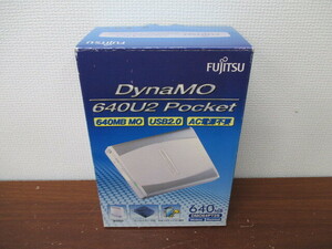 FUJITSU　DynaMo 640U2 Pocket MOドライブ DMO64PT2S 通電、動作未確認 ジャンク 激安1円スタート