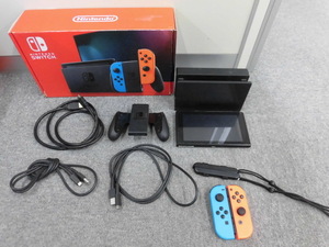 現状品 通電確認済み ニンテンドースイッチ Nintendo Switch 任天堂 ACアダプターとセーフティーガイド欠品 激安1円スタート