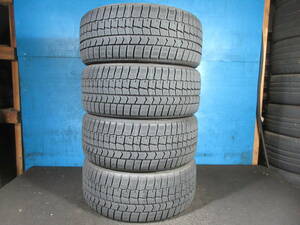 18インチ冬 16年製 ダンロップ ウインターマックス DUNLOP WINTERMAXXWM02 245/40R18 93Q 4本 №1561E 室内保管 中古スタッドレス 冬タイヤ