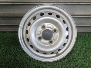 ハイゼット EBD-S331V スチールホイール 12インチ 4.00B PCD100 4穴 1本 42611-B5040 シルバー 鉄 ホイール -2- WWW /42089