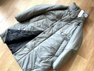 新品■撥水・防寒・中綿■ and wander アンドワンダー PRIMALOFT rip coat / L/XL グレー 日本製 / プリマロフト リップ コート ジャケット