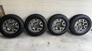 ★美品★4本セット★スズキ JB74 ジムニー シエラ 純正ホイール 15×5.5J +ブリザック BLIZZAK DM-V2 195/80R15 19年36週★走行1000km未満 