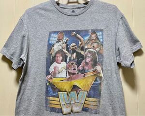 WWE WWFレッスルマニア　プロレス　ハルクホーガン TシャツL 古着