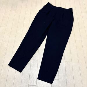 和488★ MACKINTOSH PHILOSOPHY マッキントッシュ フィロソフィー テーパードパンツ ボトムス 36 ネイビー レディース