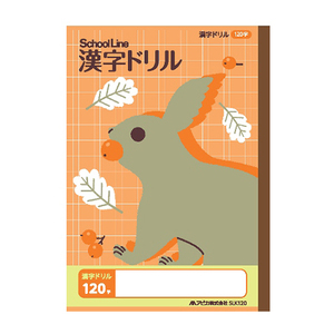 4970090320028 科目名入り　かんじドリル120字 事務用品 学童用品 学習ノート 日本ノート（アピ SLK120