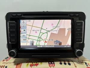 即決有 フォルクスワーゲン VW ゴルフ RNS510 純正ナビ 3C0 035 681A CD/DVD/SD/FM/AM