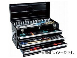 トラスコ中山 EVAフォーム 黒×オレンジ 3段式キャビネット用 TIT62SBKF1(7761813)