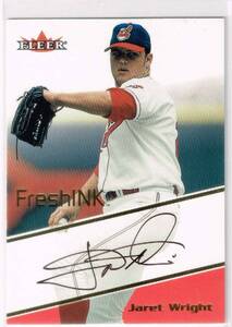 MLB 2000 Fleer Mystique　Fresh Ink Autograph Jaret Wright Auto フレア 直筆サイン ジャレット・ライト