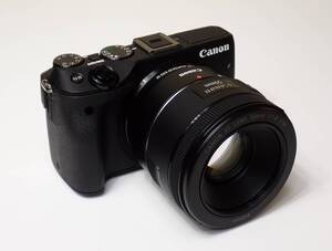 ☆美品 Canon キヤノン EOS M3 + EF 50mm F1.8 STM +マウントアダプター EF-EOS M☆